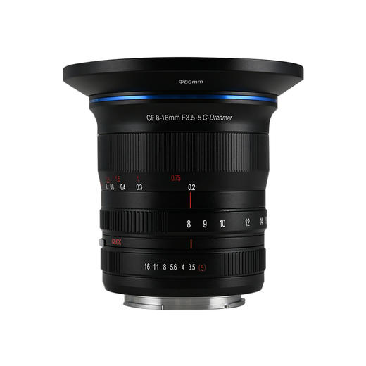 LAOWA老蛙CF8-16mmF3.5-5.0 C-Dreamer无反半画幅超广角变焦镜头（索尼E、富士X、尼康Z、佳能RF、佳能EF-M） 商品图0