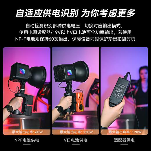 永诺 YNLUX100RGB 双色温模式|全彩模式 轻便手持摄影摄像灯 商品图5