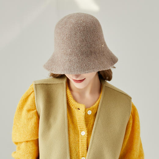 帽仕汇-KEYONE 绵羊毛可折叠携带渔夫帽 商品图5