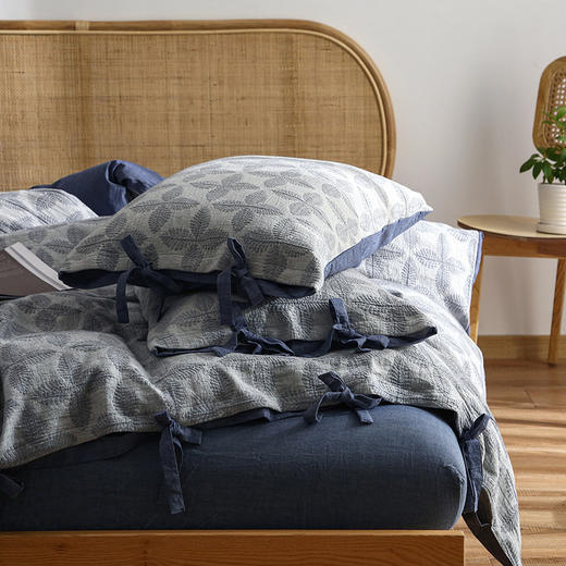 【双层纱幸运草四件套】双层纱布四件套全棉纯棉床上床单被套春季简约 商品图6