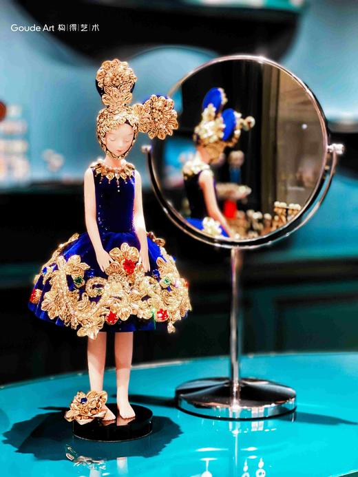 Owen Su《凡尔赛蓝丝绒》高定然女孩 商品图3