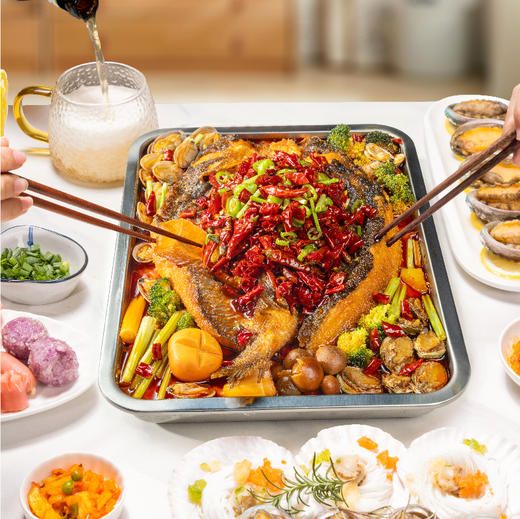 【斌哥优选】清江快手菜烤鱼，一条一斤，加热即食 商品图1