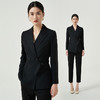 IWY/高级感职业套装女黑色西服外套正装气质通勤售楼部工作服秋CP12318 商品缩略图0