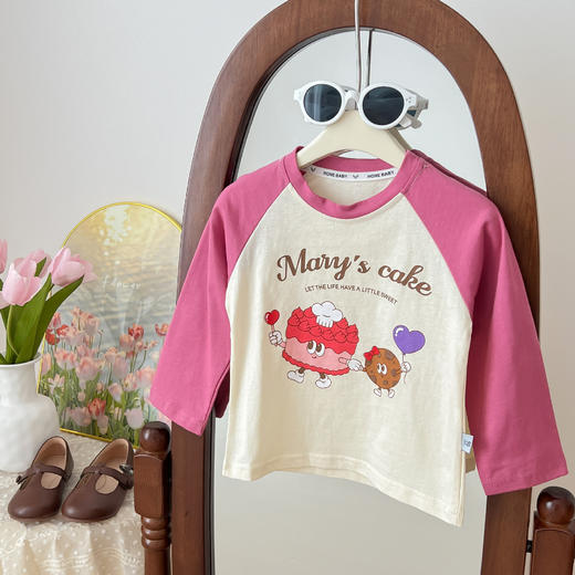 【高品质的工艺水准，多种颜色可供选择！】女童T恤2023春装新款儿童韩版卡通打底休闲百搭上衣宝宝洋气长袖lm 商品图8