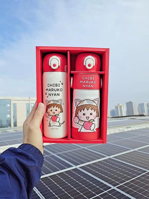 米仑熊奥特曼樱桃小丸子库洛米新款双盖保温杯礼盒ZJ 商品图7