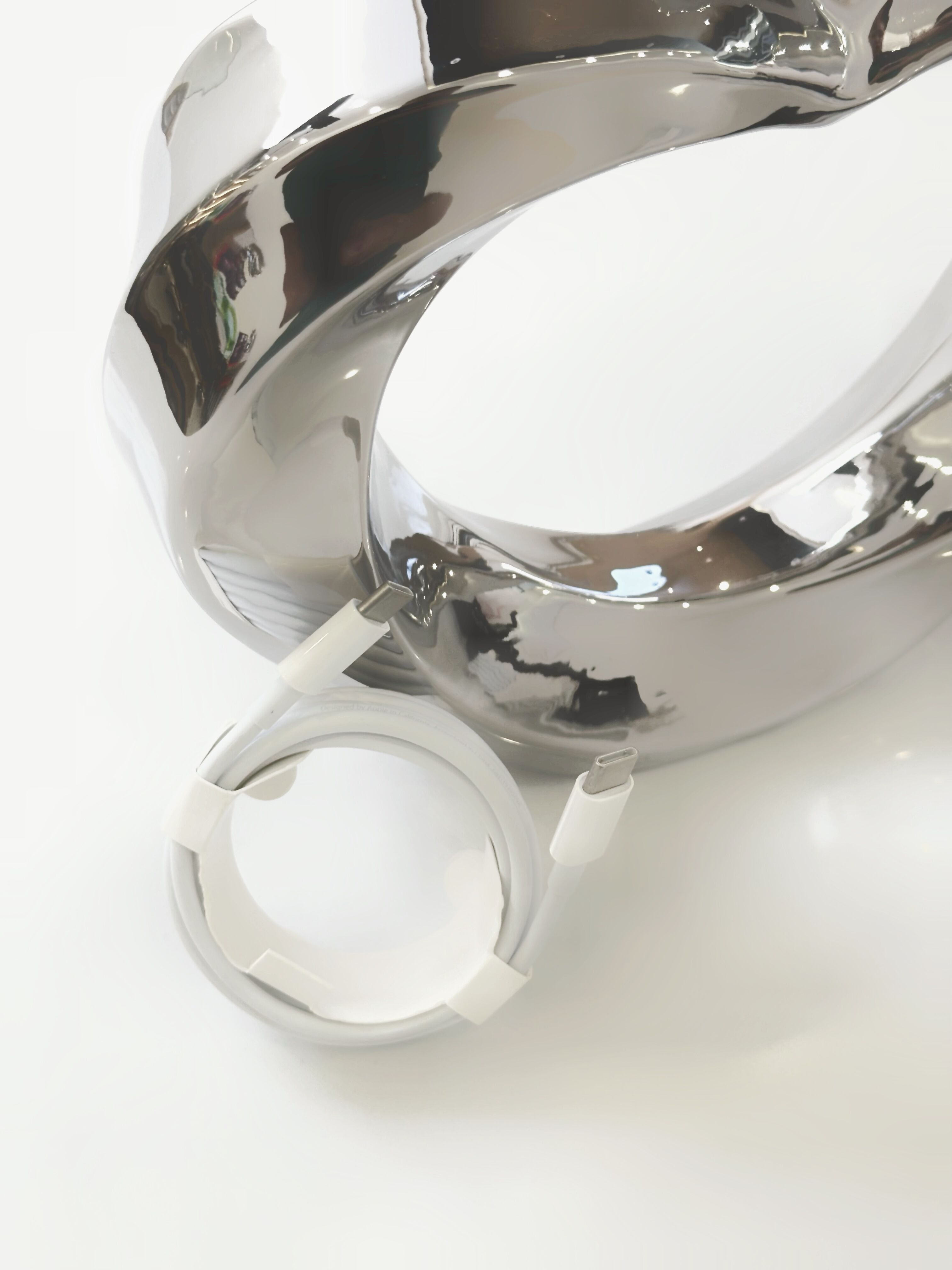 iPhone15/iPad Pro/Macbook双C口2米充电线原装拆机9.99新未使用