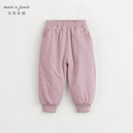 【夹棉】马克珍妮冬装 女童灯芯绒保暖棉裤束脚裤 儿童裤子232075 商品图0