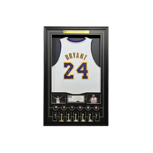 收藏系列 科比 湖人队24号白色 亲笔签名球衣 商品图0