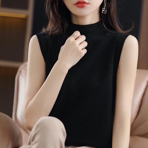 品质款2023秋季风气质套头半高领宽松型毛衣女式针织衫 商品图2