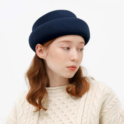 YORO容若绵羊毛秋冬定型毡帽（CADW003） 商品图1