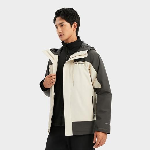 哥伦比亚男式抓绒内胆三合一外套WE4438 商品图0