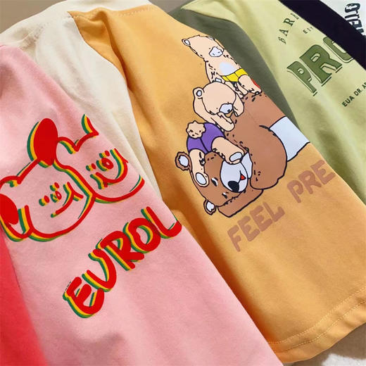 【高品质的工艺水准，多种颜色可供选择！】女童T恤2023春装新款儿童韩版卡通打底休闲百搭上衣宝宝洋气长袖lm 商品图2