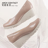 ARCHCONTACT安启美奈亮面坡跟百搭单鞋45601 商品缩略图4