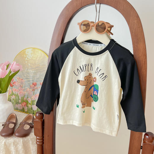 【高品质的工艺水准，多种颜色可供选择！】女童T恤2023春装新款儿童韩版卡通打底休闲百搭上衣宝宝洋气长袖lm 商品图7