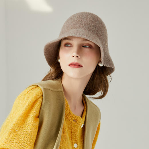 帽仕汇-KEYONE 绵羊毛可折叠携带渔夫帽 商品图7