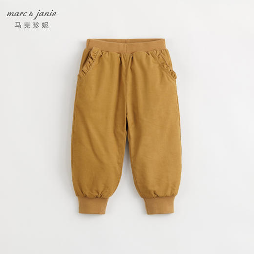 【夹棉】马克珍妮冬装 女童灯芯绒保暖棉裤束脚裤 儿童裤子232075 商品图1