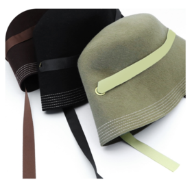 YORO容若系带防风羊毛帽（CADW001）