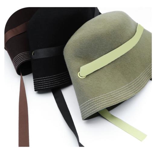 YORO容若系带防风羊毛帽（CADW001） 商品图0