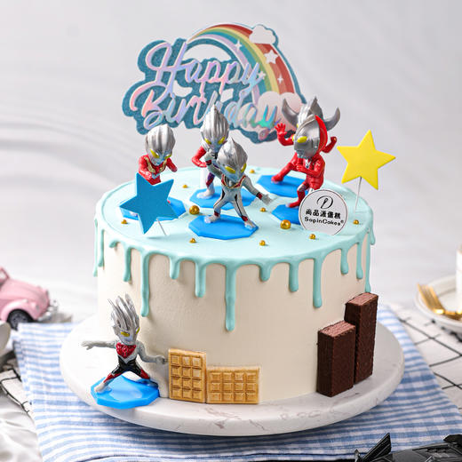 奥特曼鲜果奶油蛋糕【惠州】 商品图2