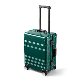 银座商务铝框行李箱万向轮铝镁合金旅行箱密码锁拉杆箱20寸 A-9128K