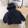 【金龟绒保暖外套，多色多款可选！】儿童秋冬季毛毛绒带帽外套男女童洋气休闲法兰绒拉链保暖上衣不仅能为儿童提供温暖，还能增加穿着的舒适感lm 商品缩略图11