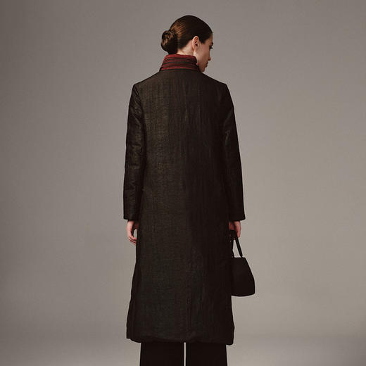 TANGY Collection天意精品 2023冬季新品商场同款国风中长款羽绒服外套 商品图2