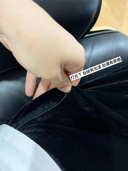 吐血推荐| 鎏金丝绒 超垂显瘦高腰直筒阔腿裤+半裙【包邮+三天无理由退huan】 商品图14