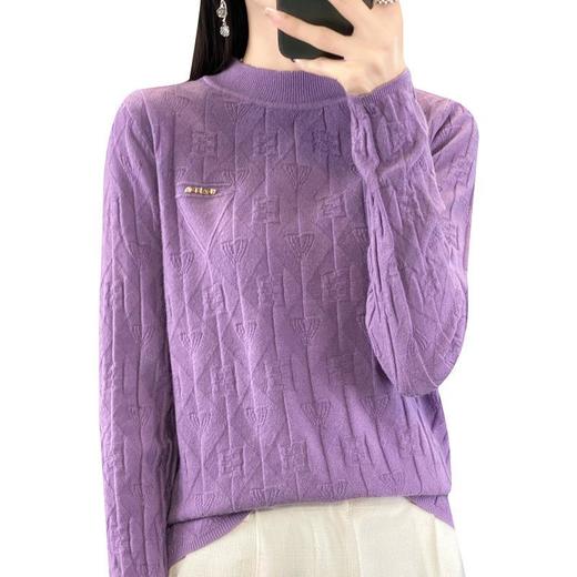 秋冬新款针织衫毛衣女半高领打底羊毛绒衫韩版女外贸 商品图4