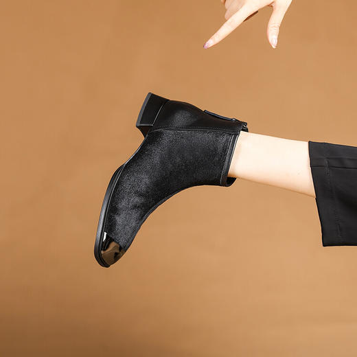 简约百搭，低跟新款短靴XYM-k817 商品图3