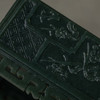 清 碧玉嵌白玉雕竹梅双清图盖盒（红木座） 商品缩略图2