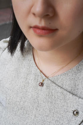 小香风｜香芋紫珍珠吊坠