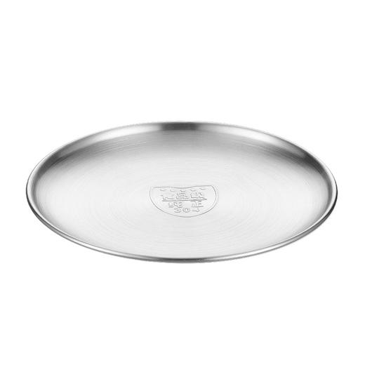 【复古圆盘，304不锈钢创意！】韩式烤肉盘304不锈钢盘自助简约金色托盘圆盘菜盘吐骨碟烧烤盘子 商品图6