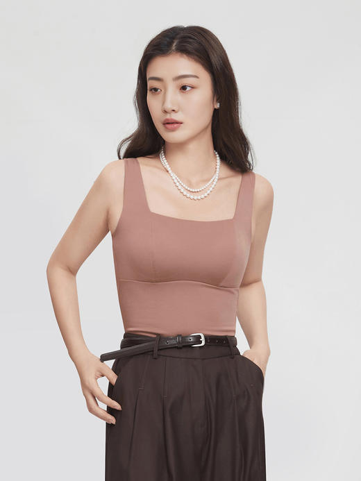 本物美体保暖二合一打底背心 商品图1