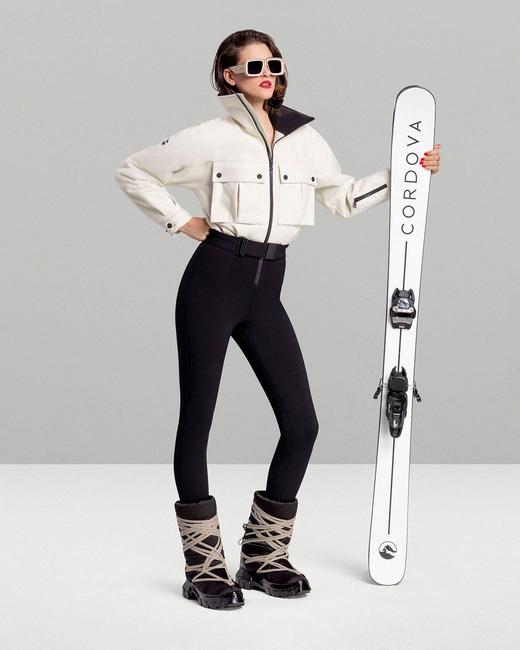 CORDOVA - The Telluride - Onyx/natural wool - 女装 - 连体滑雪服 - 白色 商品图0