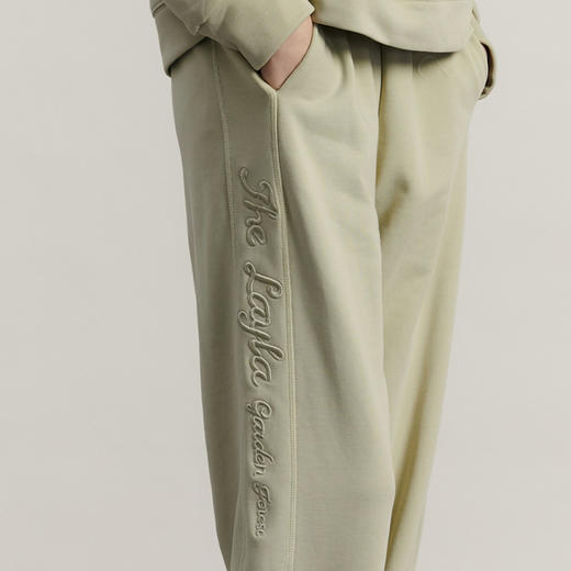 谜底束脚休闲裤女2023冬季新款时尚百搭亲肤绣花萝卜裤234MK1571 商品图3