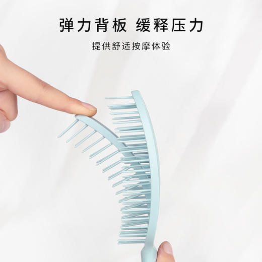 张俪推荐 韩国yao镂空按摩梳 新款 全身防水  舒适按摩  不缠发 商品图6
