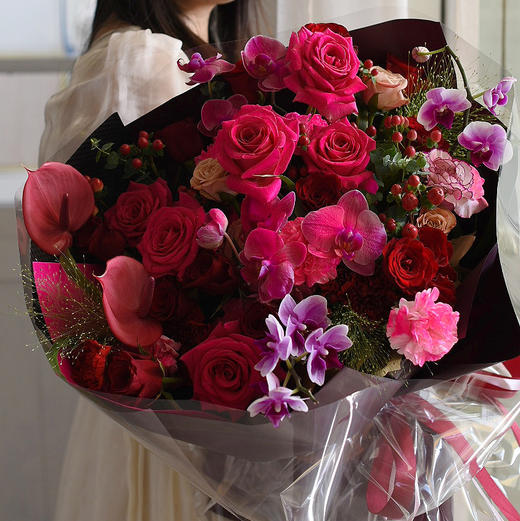 《莎乐美》弗洛伊德蝴蝶兰彩掌花束 商品图7