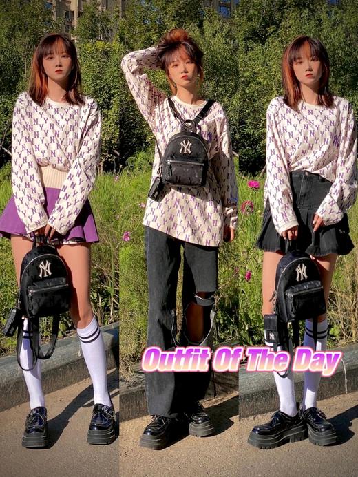 MLB暗纹小背包 3ABKS01 A-789 商品图11