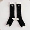 【19.9/任选2件，少拍不发货！】小香风黑白山茶花长袜简约百搭学院风森系少女四季款小腿袜ins潮 商品缩略图3
