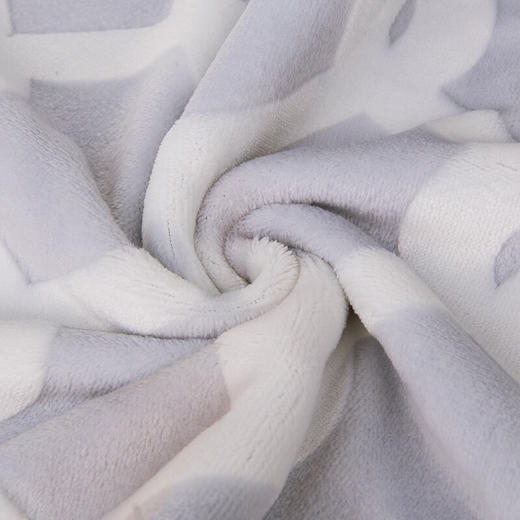 【多样屋专柜】多样屋双面提花加厚毯-烟波蓝午休办公室盖毯 商品图1