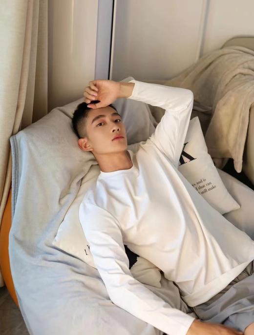 二店7y 【升级版】更加柔顺的250克新疆长绒棉小白T 长袖T恤 商品图9