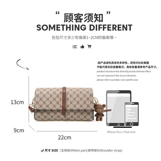 Safiya/索菲娅2023新款春夏手机包感单肩包斜挎包女包SF900370Y 商品图6