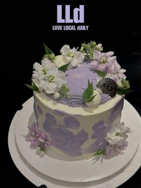 钟情紫罗兰 · 奶油霜蛋糕