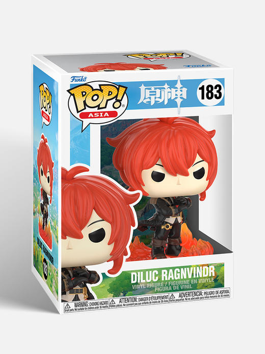 Funko POP Asia Genshin Impact Diluc Ragnvindr 亚洲系列原神迪卢克手办 65420 商品图4