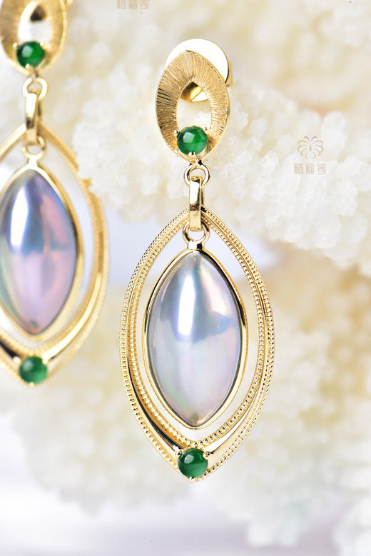 【炫彩】马贝珠耳坠     ZZ12308075 商品图2