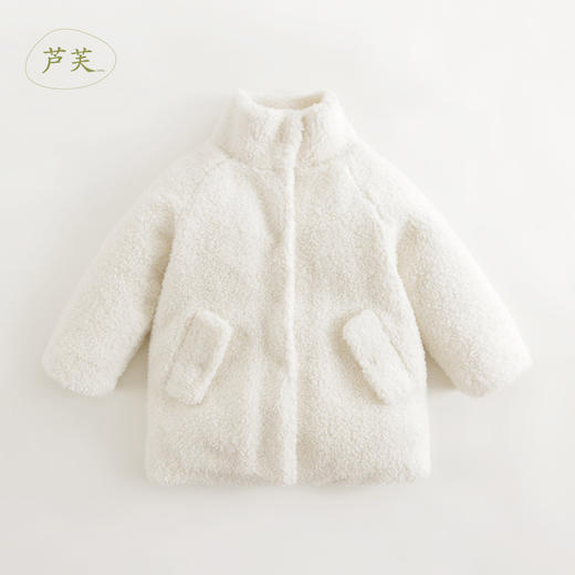 【马克珍妮 芦芙】秋冬装新款 仿羊羔毛立领外套 231567 商品图2