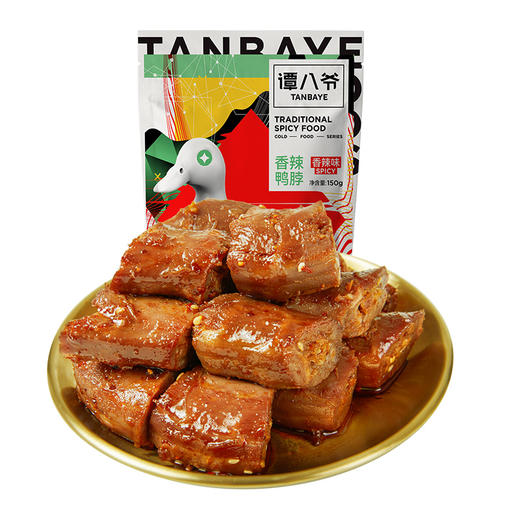 谭八爷香辣鸭脖 150g*2盒 商品图5