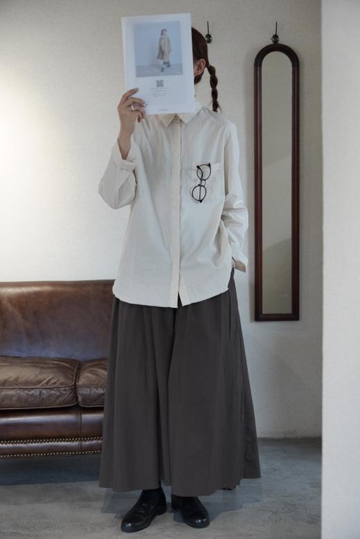 elsa esturgie 自然毛边裙摆宽腰带半身裙 商品图11