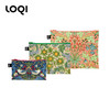 【收纳袋】德国LOQI博物馆系列 威廉莫里斯系列ZP.WM 环保收纳袋三件套  文具数码配件收纳整理套包洗漱化妆防泼水 威廉莫里斯系列 商品缩略图0