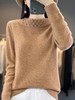 2023年秋冬新款韩版女士圆领长袖安迪绒针织衫女士套头纯色针织衫 商品缩略图0